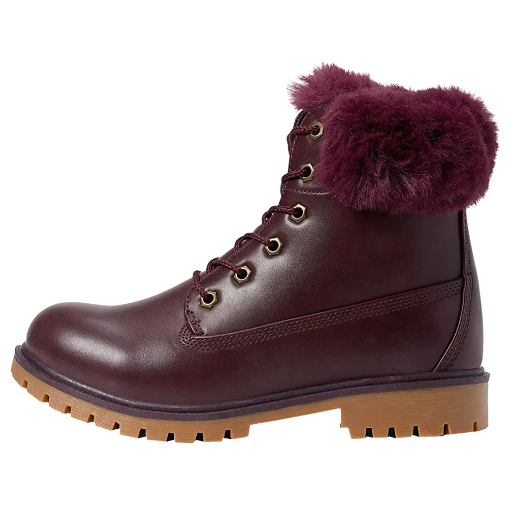 Rucker Hi Faux Fur Round Toe Lace Up Boots - Image 3
