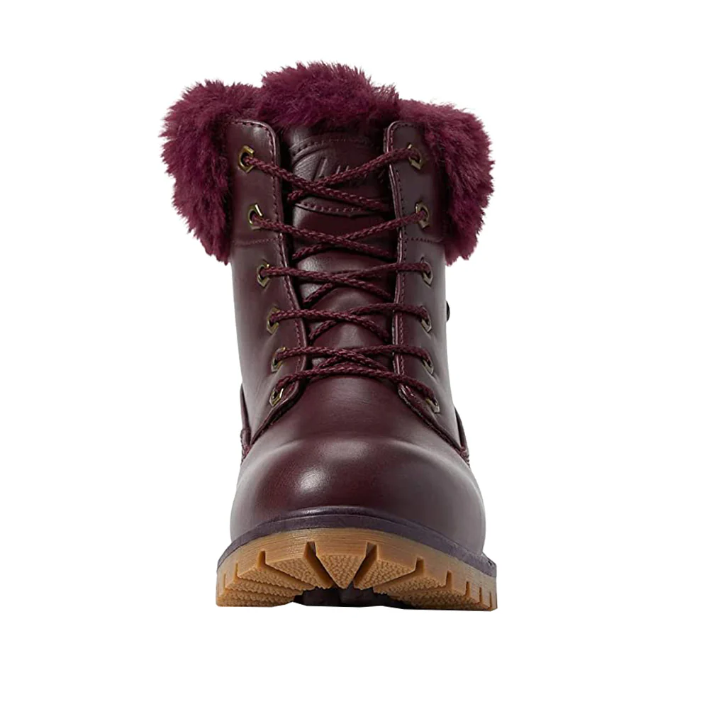 Rucker Hi Faux Fur Round Toe Lace Up Boots - Image 4