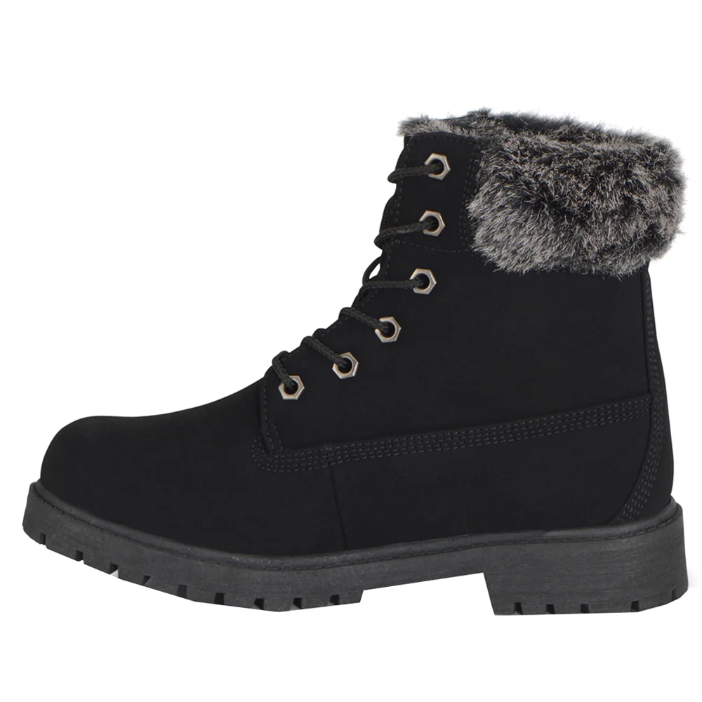 Rucker Hi Faux Fur Round Toe Lace Up Boots - Image 3