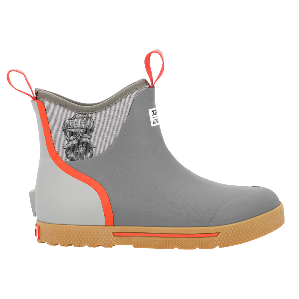 Rugged Seas Graphic Round Toe Pull On Boots