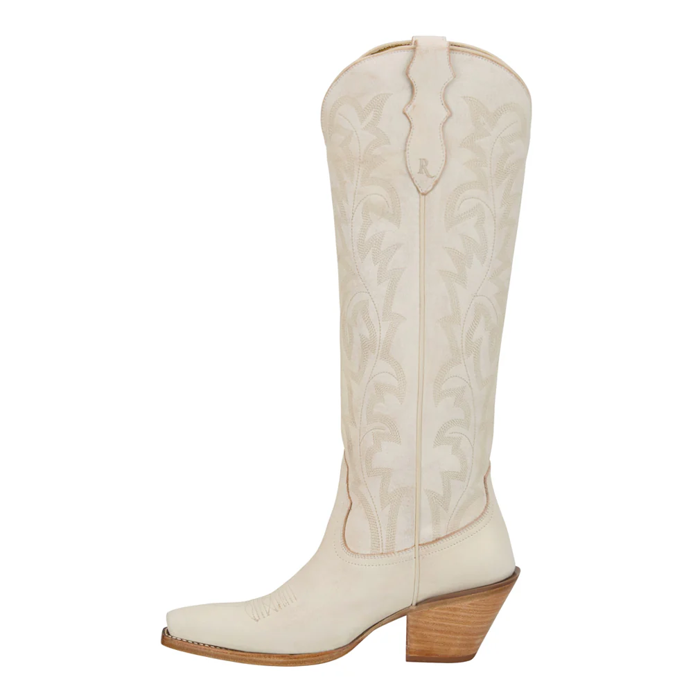 Rumor Embroidered Snip Toe Pull On Cowboy Boots - Image 3