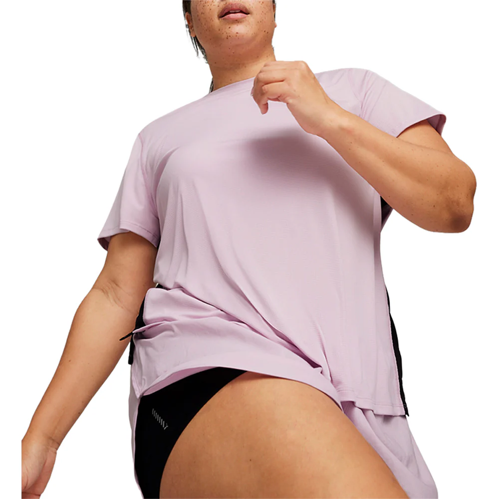 Run Favorites Velocity Crew Neck Short Sleeve Athletic T-Shirt - Image 3