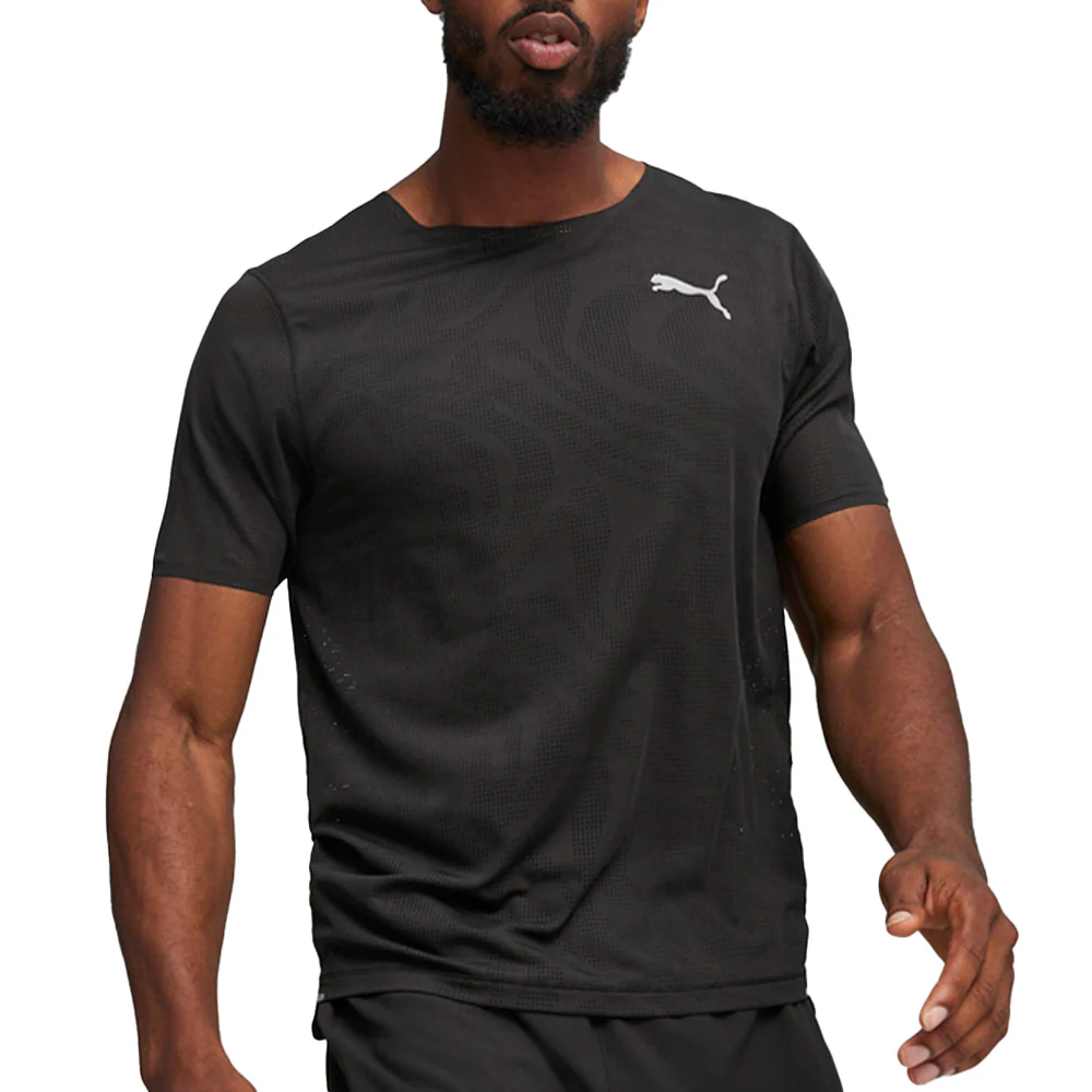 Run Ultraspun Crew Neck Short Sleeve Athletic T-Shirt