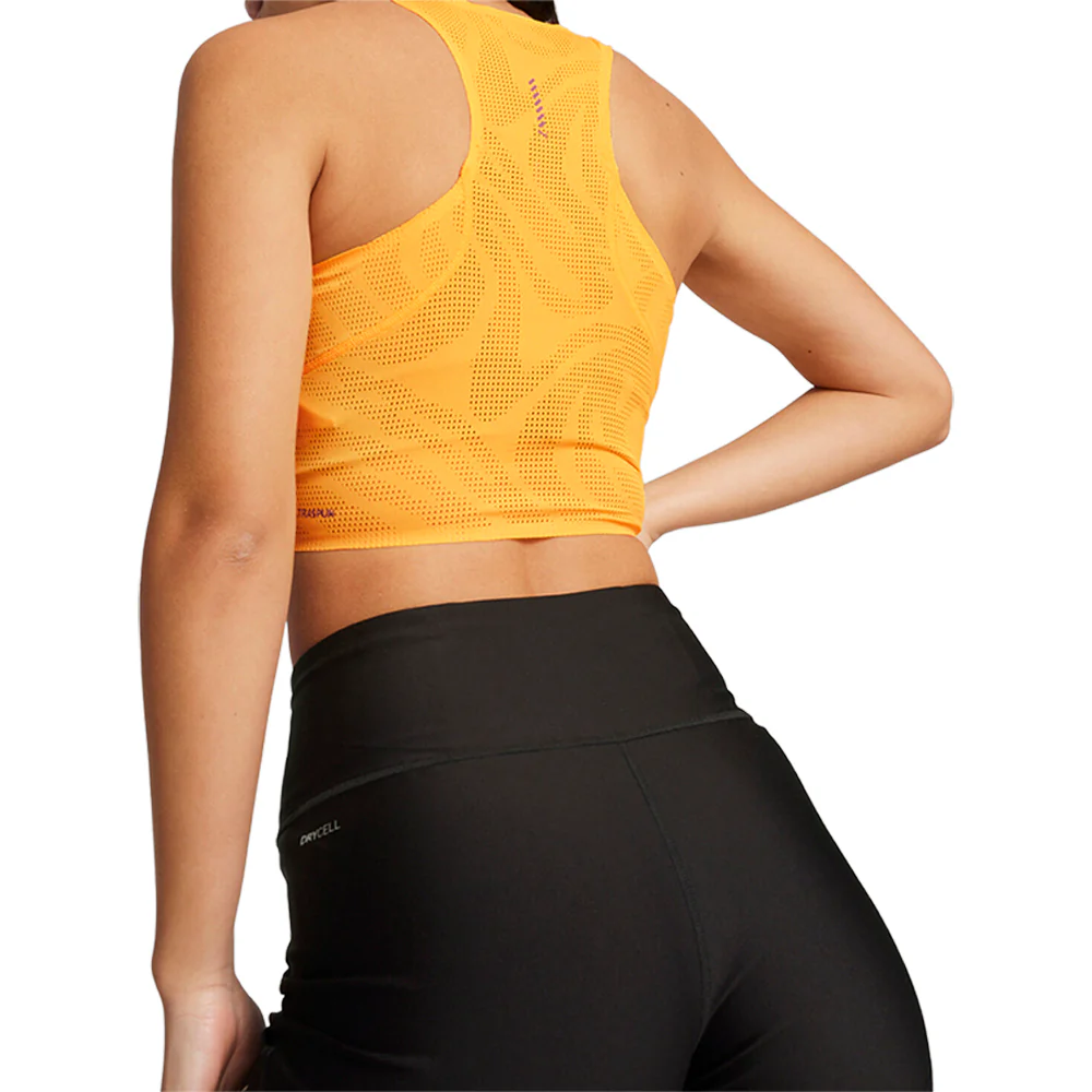 Run Ultraspun Cropped Scoop Neck Athletic Tank Top - Image 4