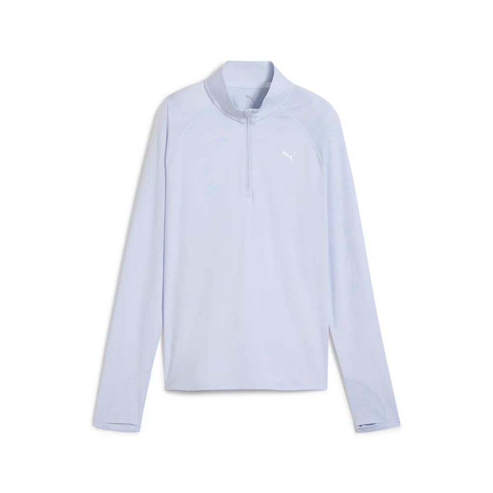 Run Velocity Cloudspun Collared Long Sleeve Quarter Zip Pullover