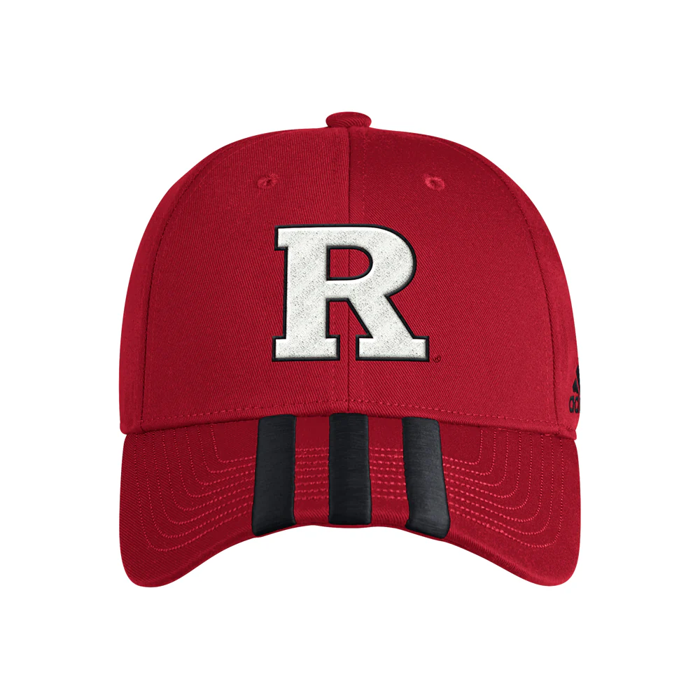 Rutgers Scarlet Knights 3-Stripes Structured Adjustable Cap
