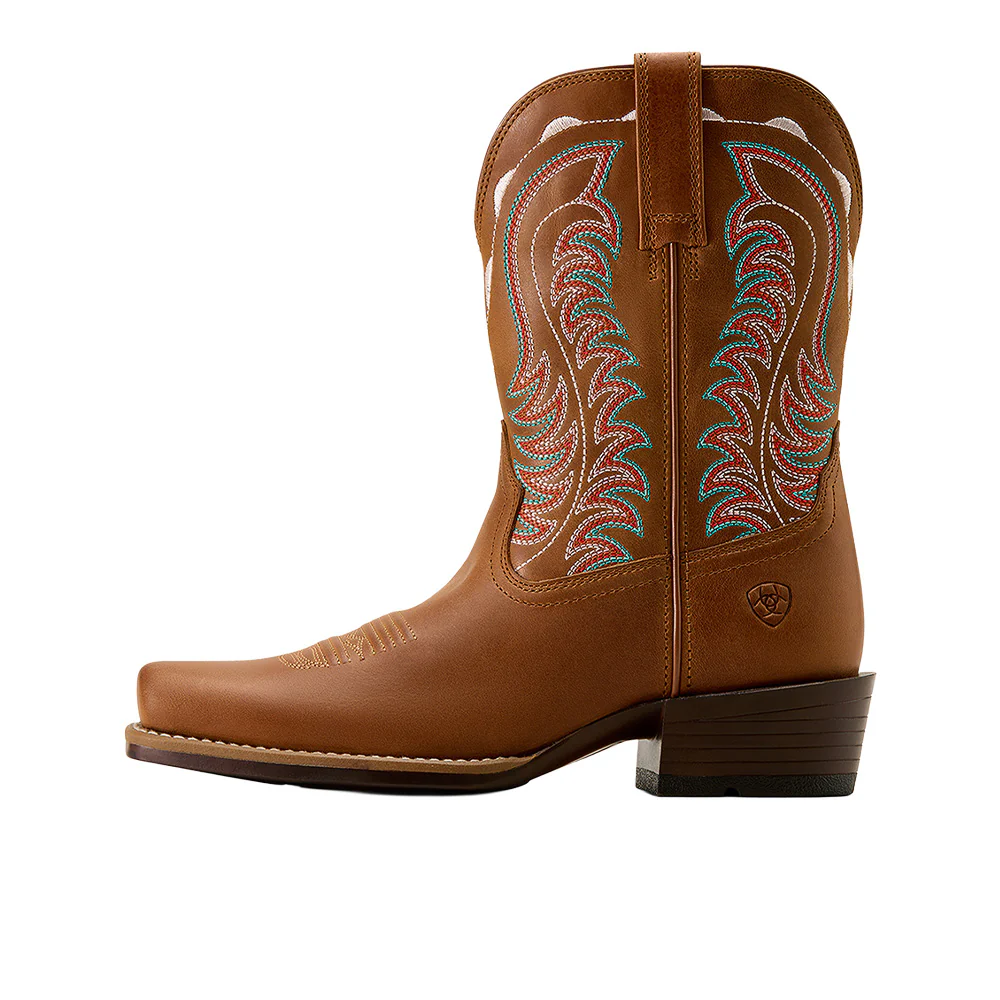 Salina Narrow Square Toe Pull On Cowboy Boots - Image 3