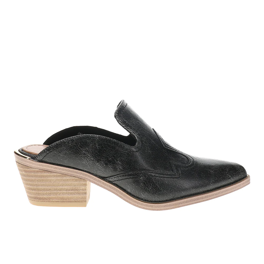 Saloon Block Heel Pumps