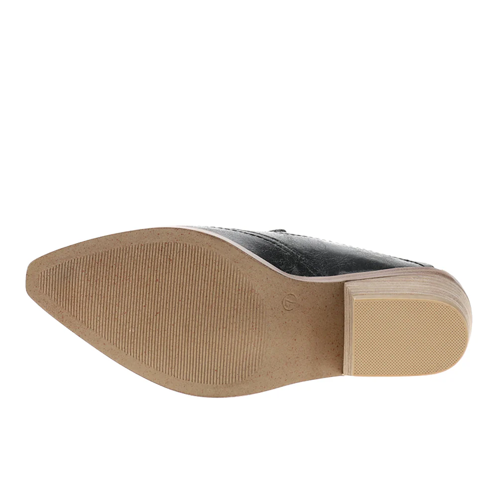 Saloon Block Heel Pumps - Image 5