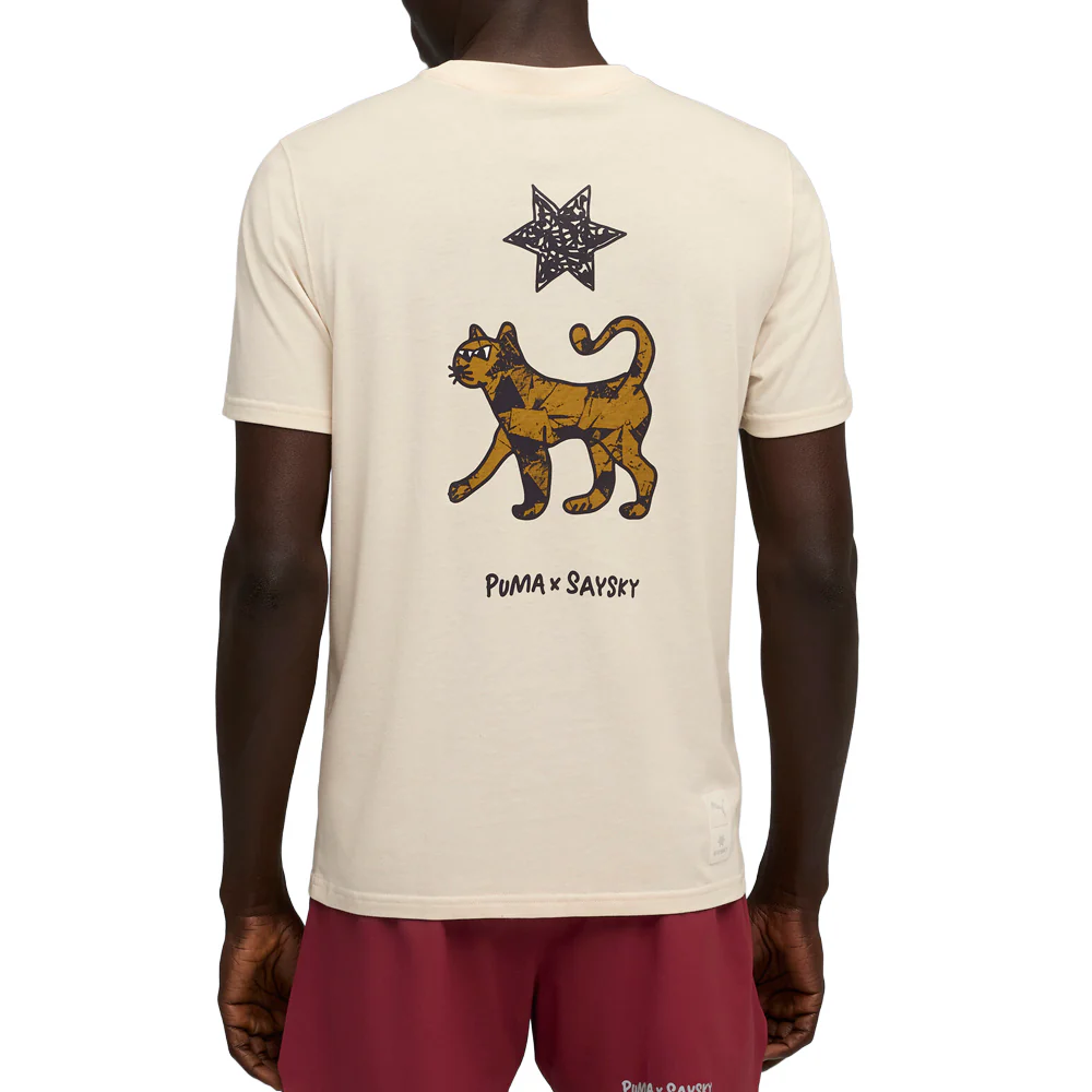 PUMA X SAYSKY Crew Neck Short Sleeve T-Shirt - Image 4
