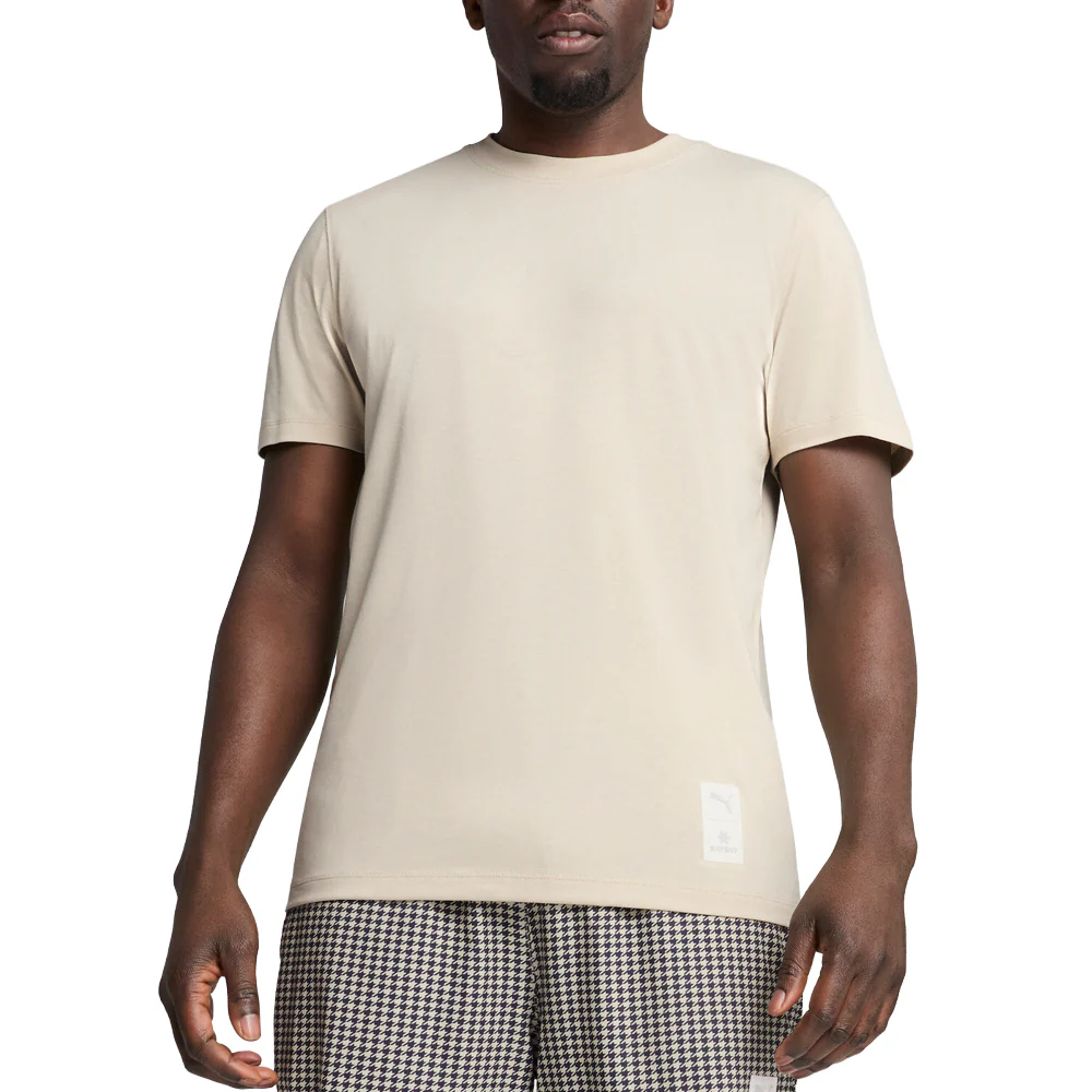 PUMA X SAYSKY Short Sleeve Crew Neck Short Sleeve Athletic T-Shirt - Image 3
