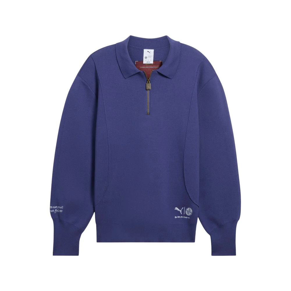 PUMA X SCHOMBURG Knit Long Sleeve Quarter Zip Pullover
