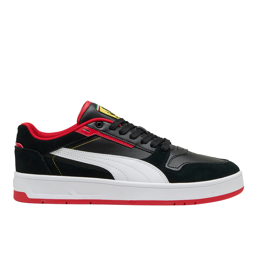 Scuderia Ferrari Court Classic Street Lace Up Sneakers