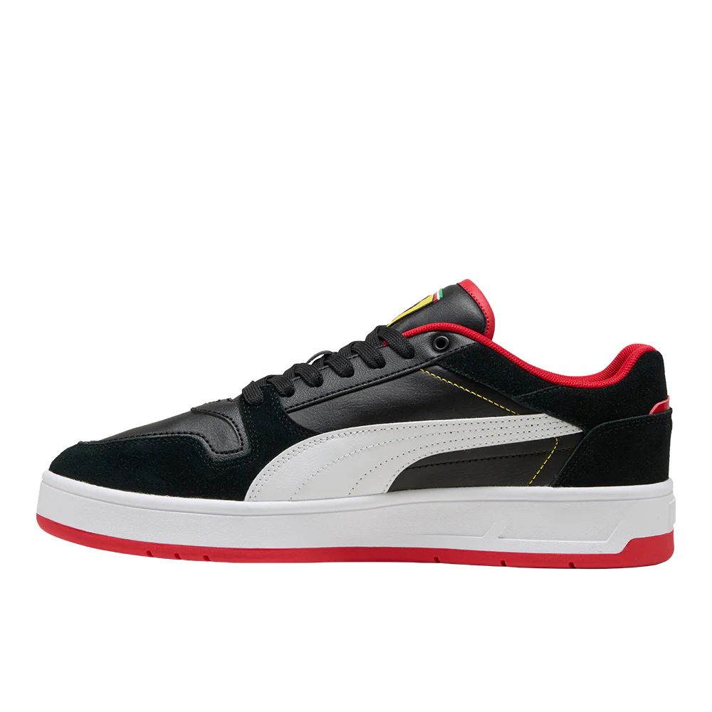 Scuderia Ferrari Court Classic Street Lace Up Sneakers - Image 3