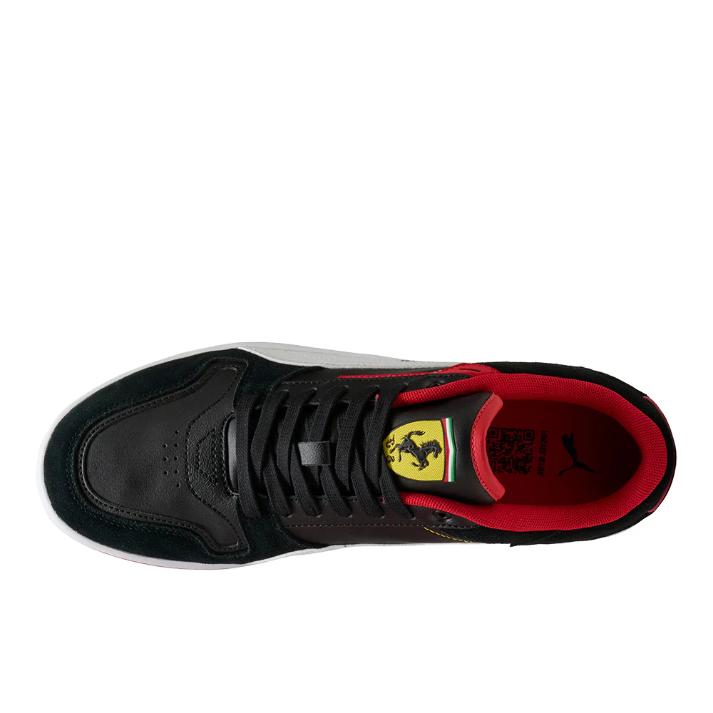 Scuderia Ferrari Court Classic Street Lace Up Sneakers - Image 4