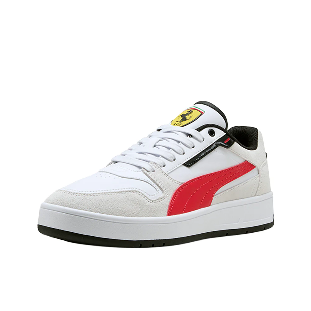 Scuderia Ferrari Court Classic Street Lace Up Sneakers - Image 2