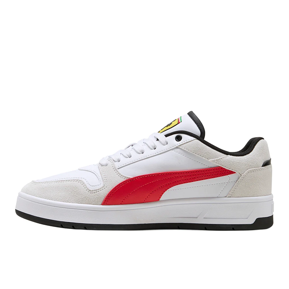 Scuderia Ferrari Court Classic Street Lace Up Sneakers - Image 3