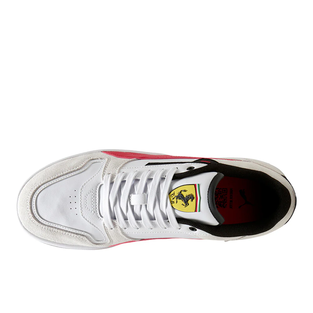 Scuderia Ferrari Court Classic Street Lace Up Sneakers - Image 4
