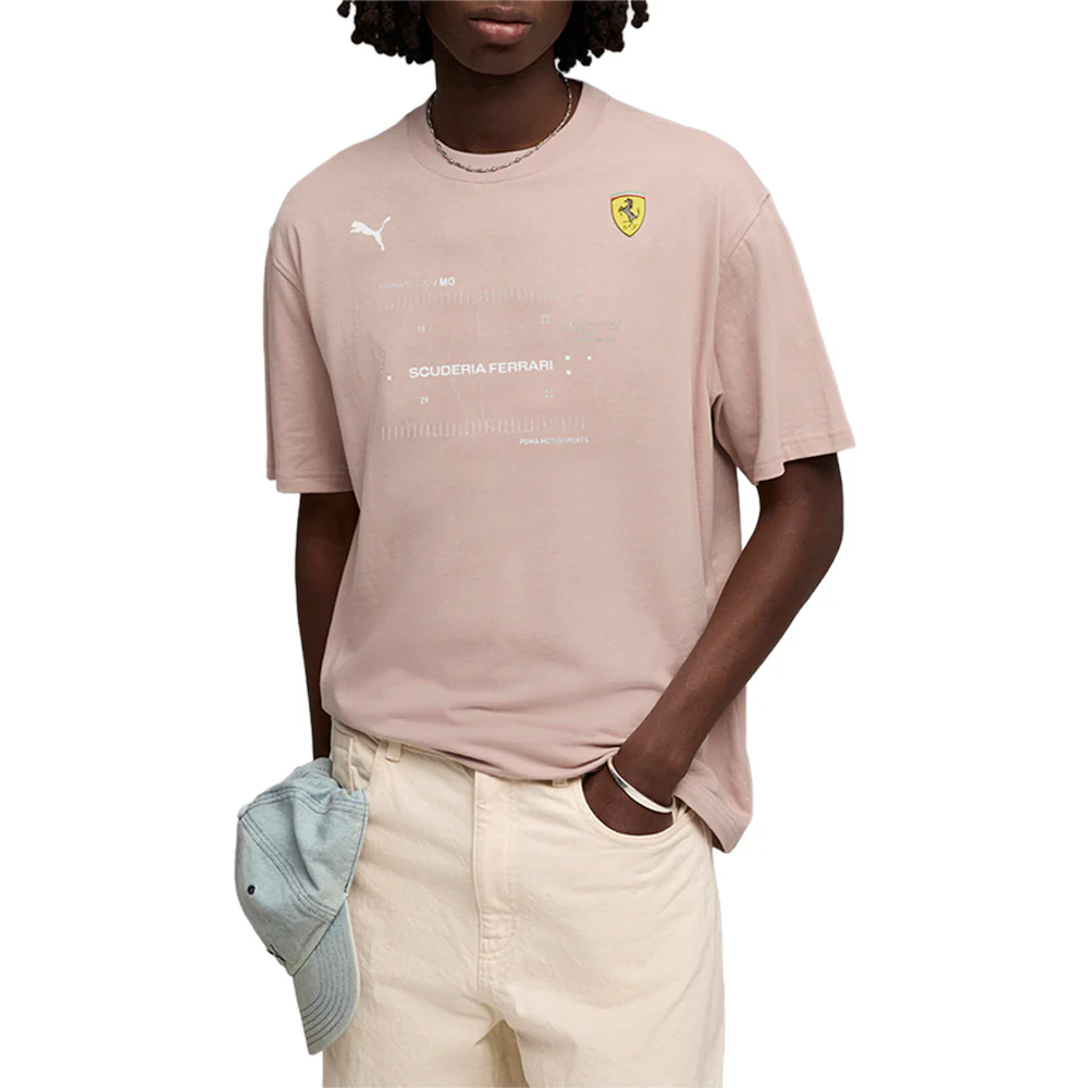 Scuderia Ferrari Crew Neck Short Sleeve T-Shirt - Image 3