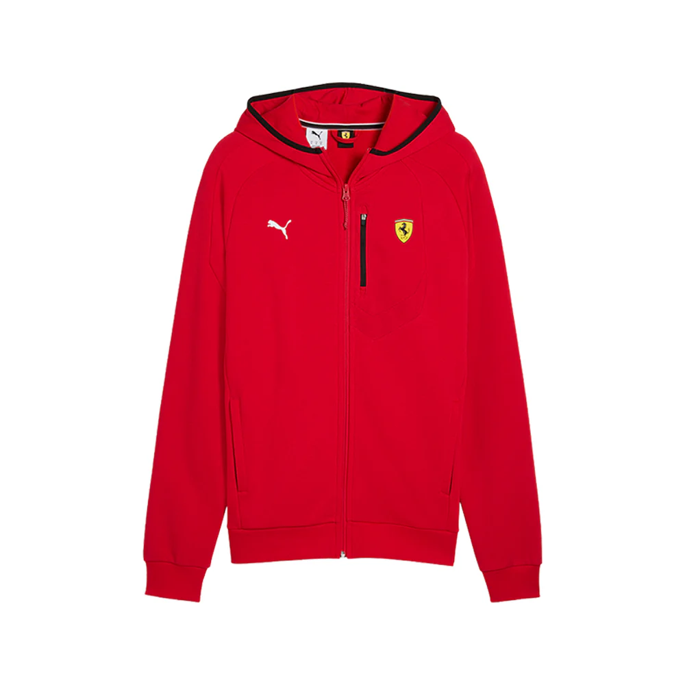 Scuderia Ferrari Hooded Full Zip Jacket
