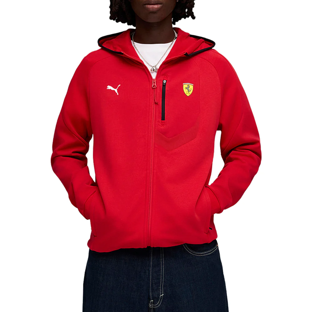 Scuderia Ferrari Hooded Full Zip Jacket - Image 3