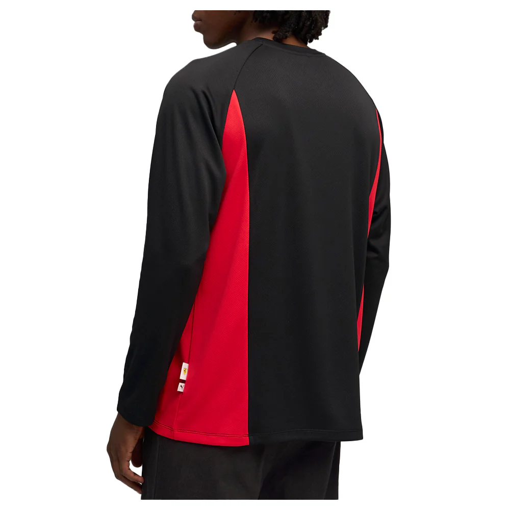Scuderia Ferrari Graphic Crew Neck Long Sleeve Pullover Shirt - Image 4