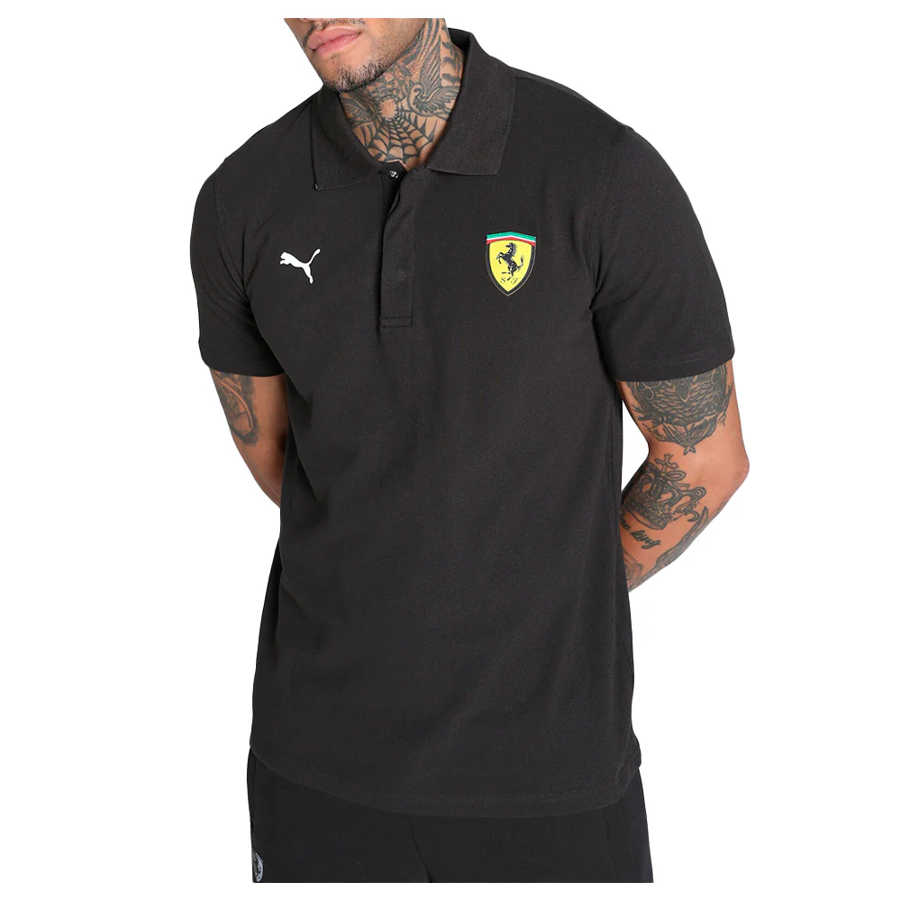 Scuderia Ferrari Short Sleeve Polo Shirt - Image 3