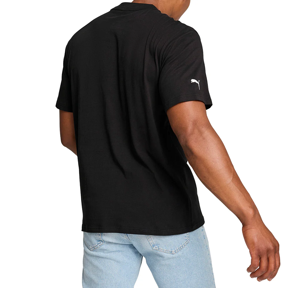 Scuderia Ferrari Race Neon Energy Archive Crew Neck Short Sleeve T-Shirt - Image 4