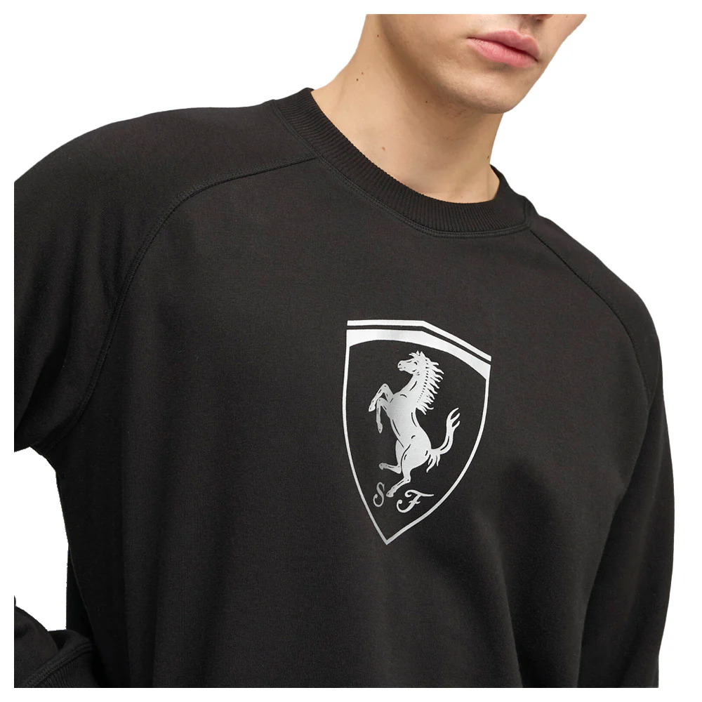 Scuderia Ferrari Sportswear Shield Crew Neck Sweatshirt - Image 5