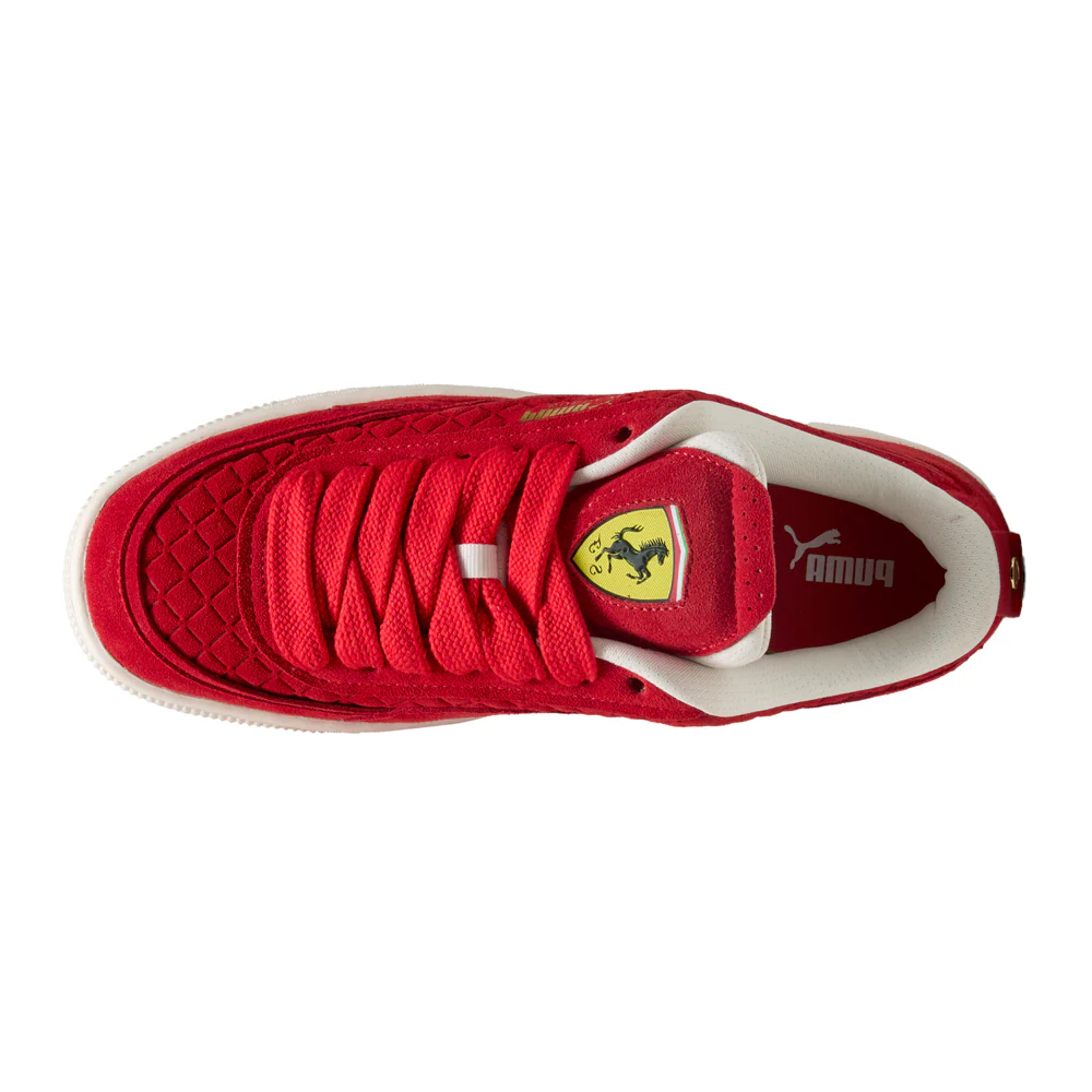 Scuderia Ferrari Suede XL MTSP Lace Up Sneakers - Image 4