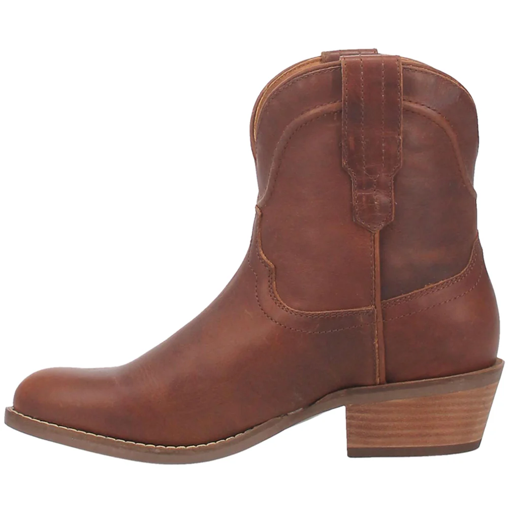 Seguaro Pull On Round Toe Cowboy Booties - Image 3