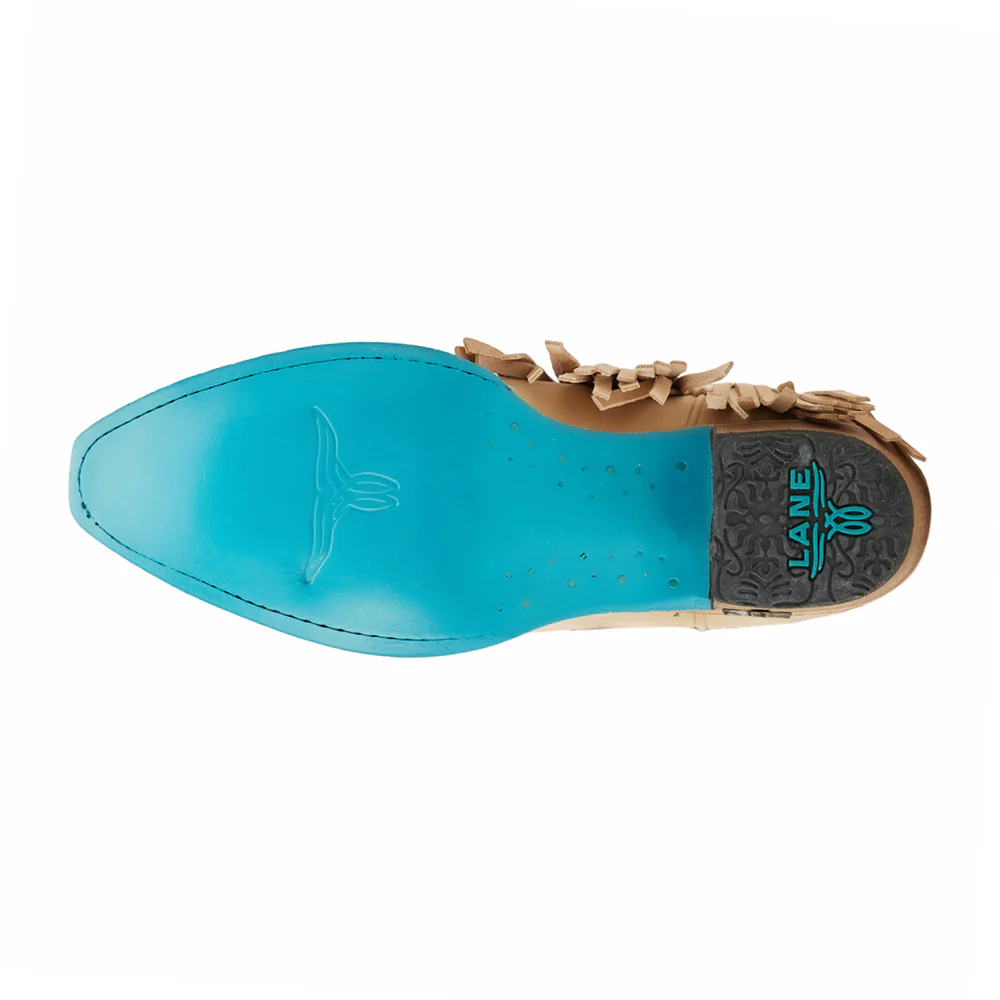 Senita Falls Embroidered Fringe Snip Toe Bootie - Image 5