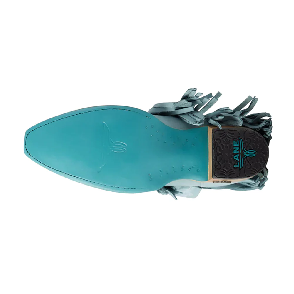 Senita Falls Embroidered Fringe Snip Toe Bootie - Image 5