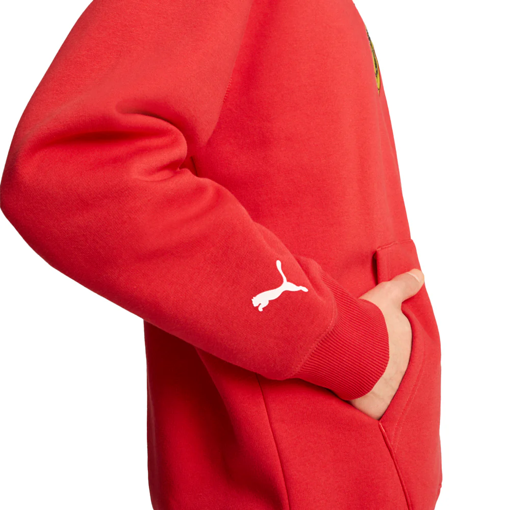 Scuderia Ferrari Race Big Shield Pullover Hoodie - Image 5