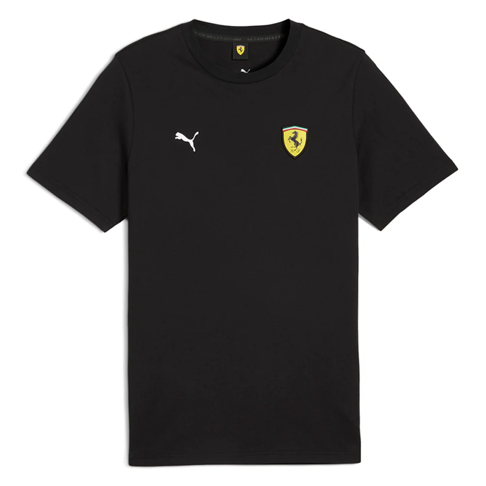 Scuderia Ferrari Race Colored Shield Crew Neck Short Sleeve T-Shirt - Image 3