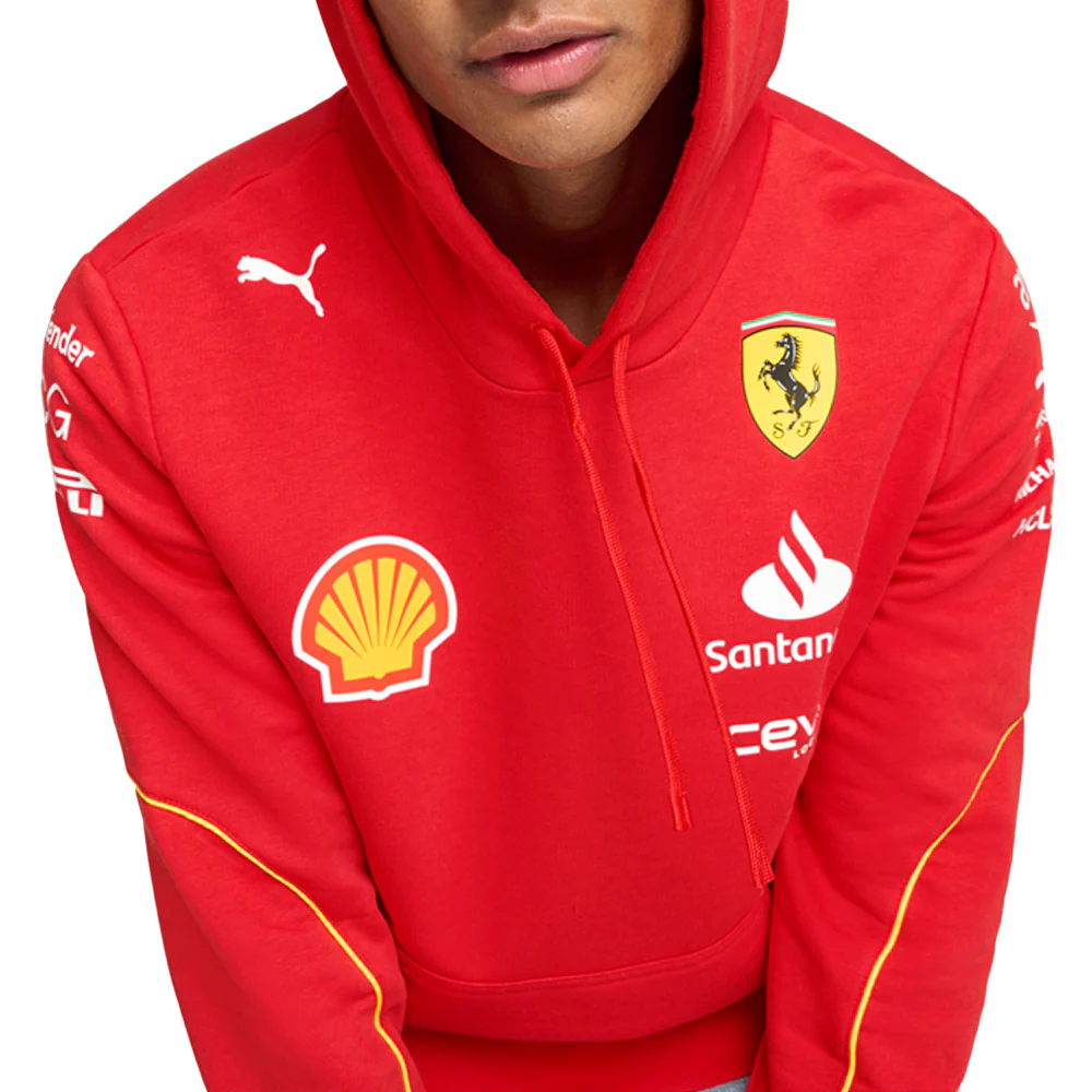 Scuderia Ferrari Team Pullover Hoodie - Image 5