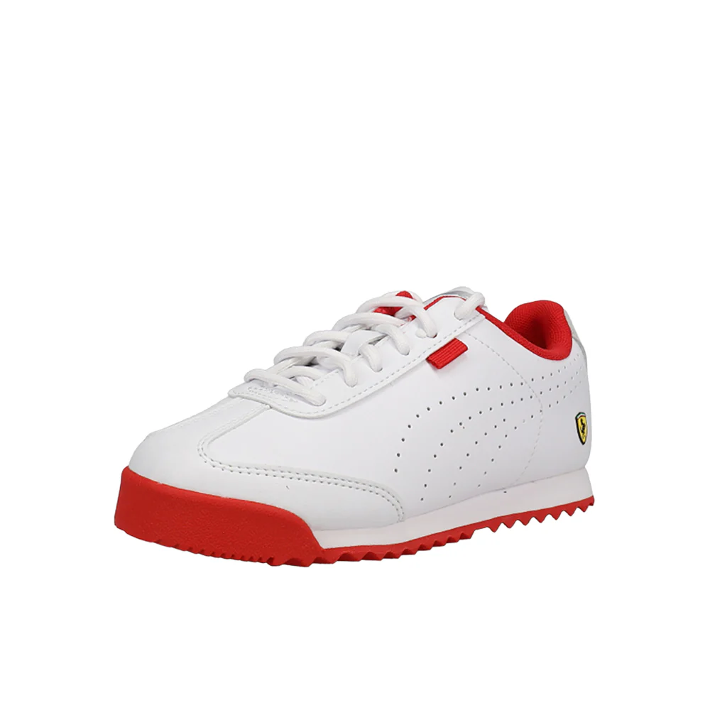 Scuderia Ferrari X Roma Via Perforated Lace Up Sneakers (Little Kid-Big Kid) - Image 2