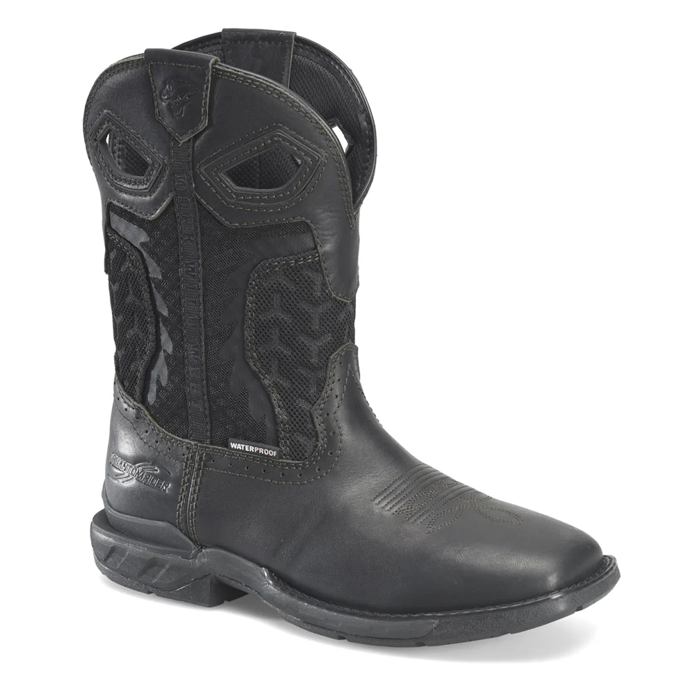 Shadow 11 Inch Waterproof Wide Square Toe Work Boots - Image 2