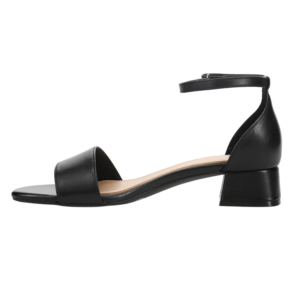Sheila Ankle Strap Block Heel Sandals - Image 3