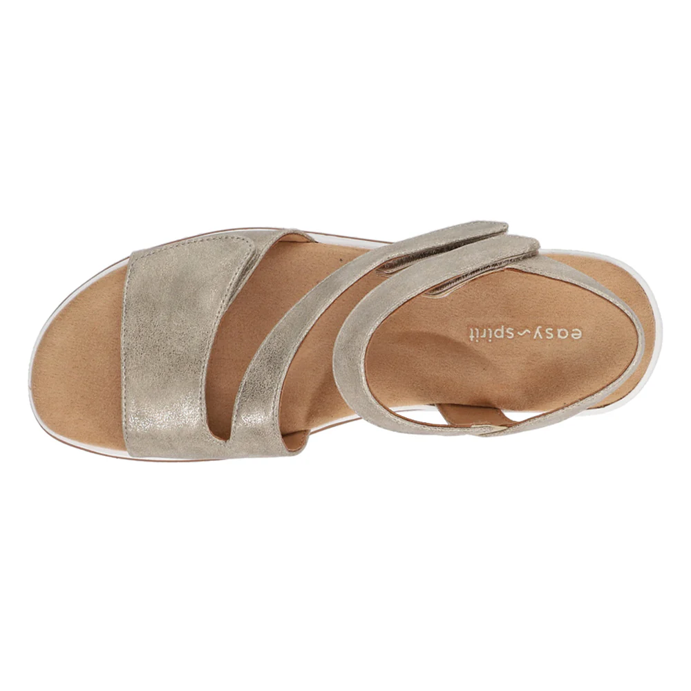 Shirley Metallic Strappy Wedge Sandals - Image 4