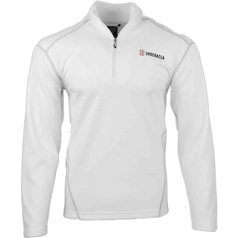 Long Sleeve Half-Zip Mock Neck Pullover Sweatshirt