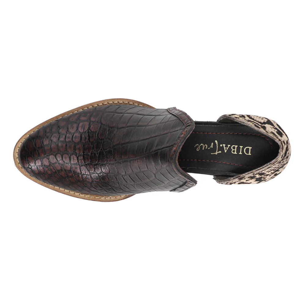 Shy Town Croc Round Toe Pull On Boots - Image 4