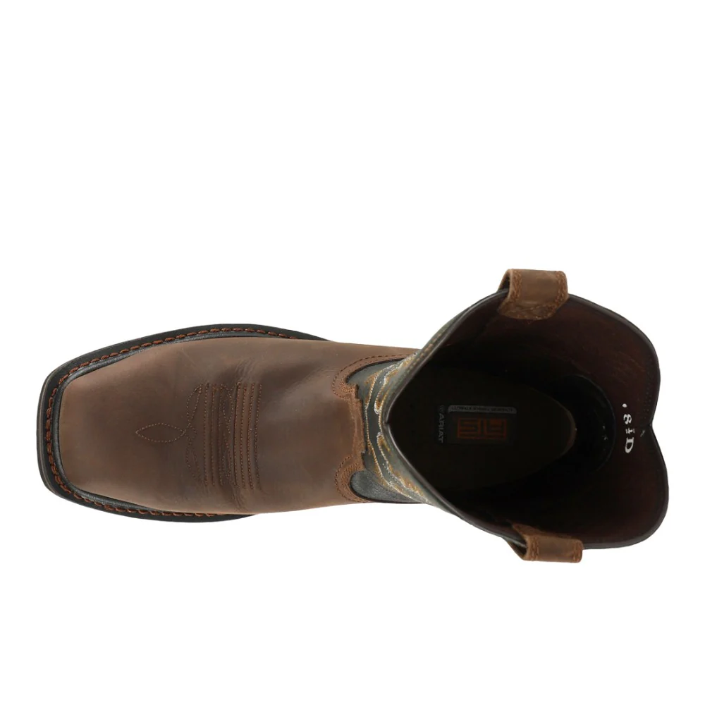 Sierra Wide 10 Inch Electrical Hazard Steel Toe Work Boots - Image 4