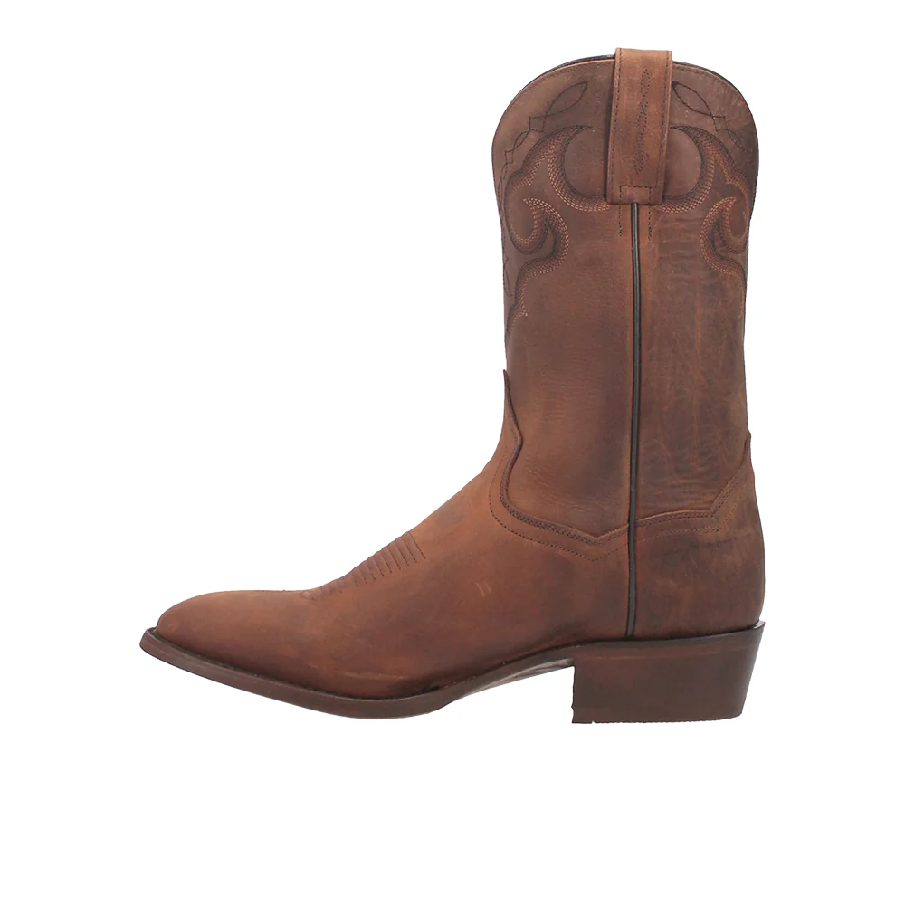 Simon Embroidered Round Toe Cowboy Boots - Image 3