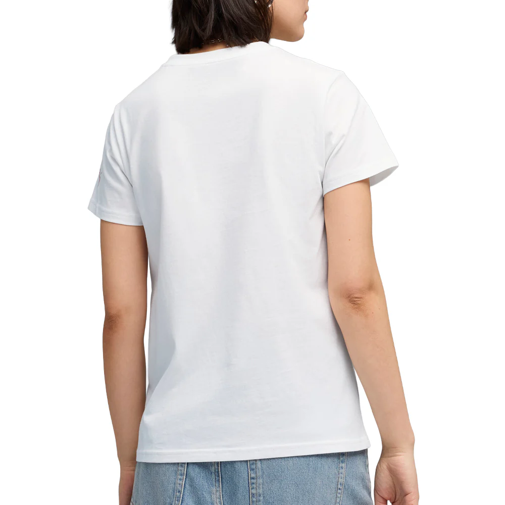 Sketched Florals Graphic Crew Neck Short Sleeve T-Shirt - Image 4