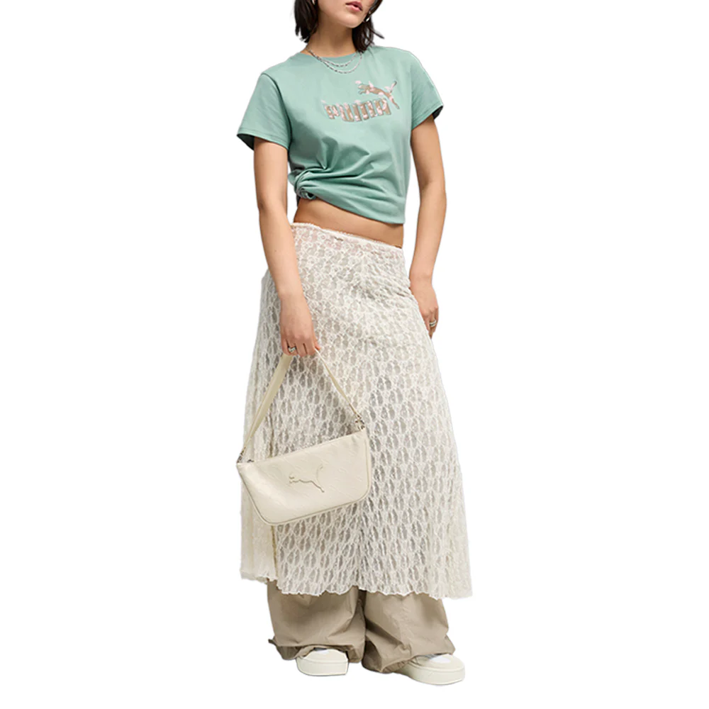 Sketched Florals Graphic Crew Neck Short Sleeve T-Shirt - Image 5
