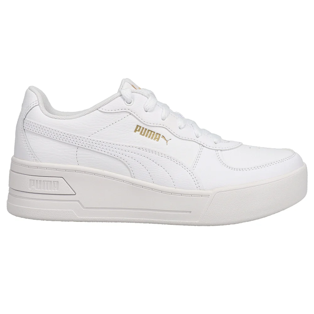 Skye Wedge Perforated Platform Sneakers