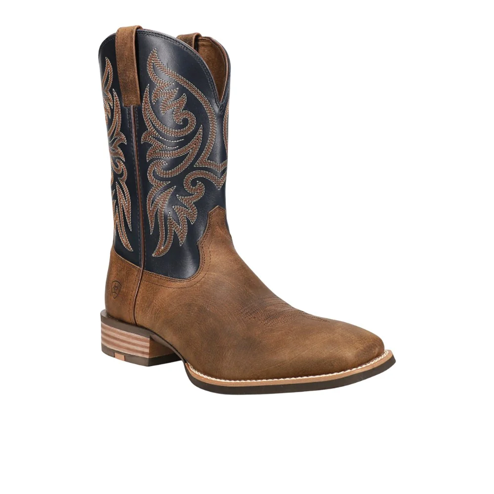 Slingshot Rowdy Embroidered Square Toe Pull On Cowboy Boots - Image 2