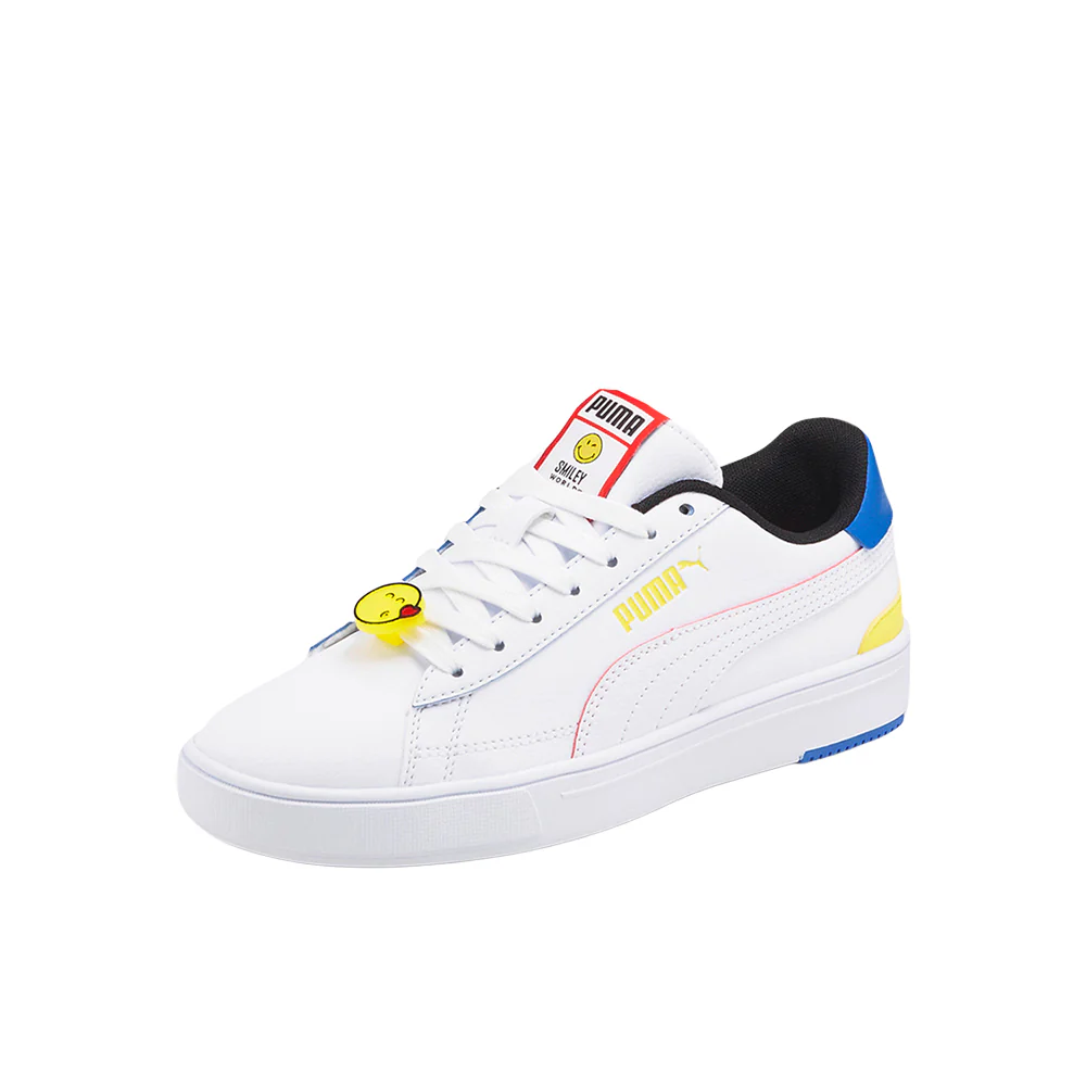 PUMA X SMILEYWORLD Serve Pro Lace Up Sneakers (Big Kid) - Image 2