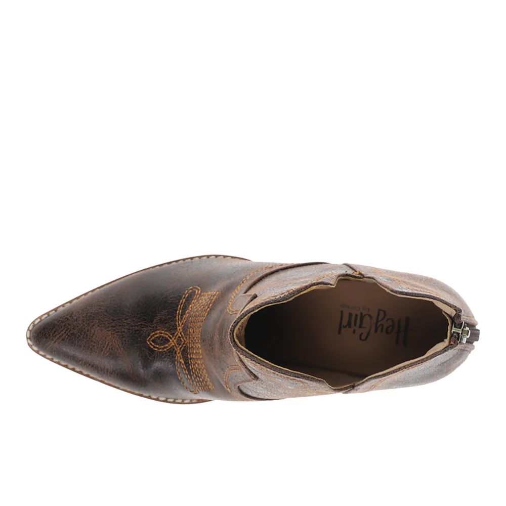 Smoke Show Pointed Toe Pull On Cowboy Booties - Image 4